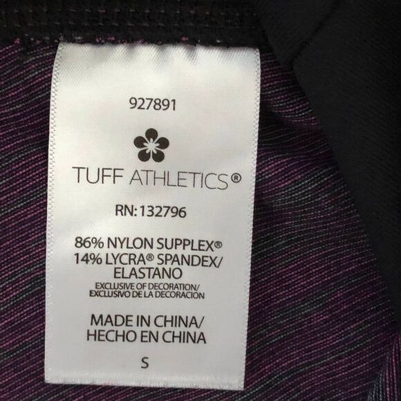 Tuff Athletics Lycra Leggings Purple, Sm - Picture 6 of 7
